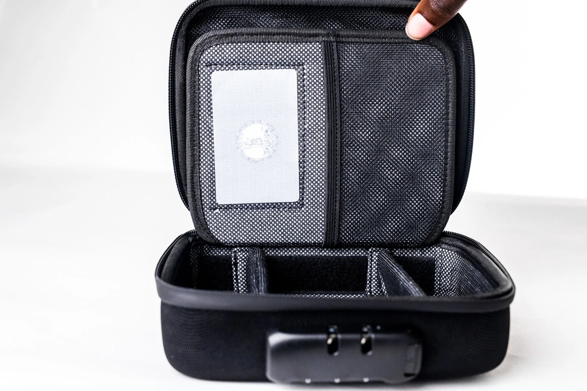 LockGreen Stash Box — lid pocket